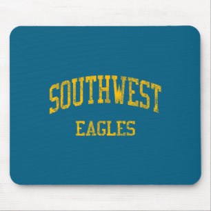 Southwest high school hs miami fl vintage sports mouse mat