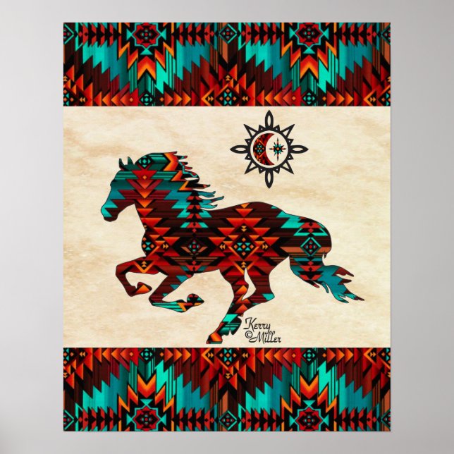 Southwest Horse Poster (Front)