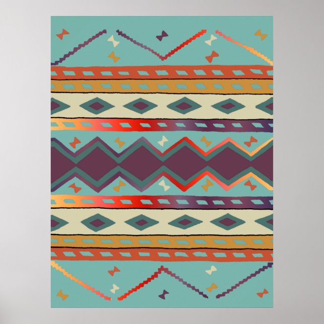 Southwest Indian Blanket Design Print (Front)