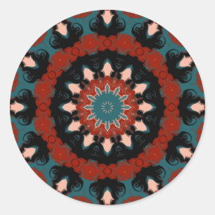 Southwest Kaleidoscope Classic Round Sticker
