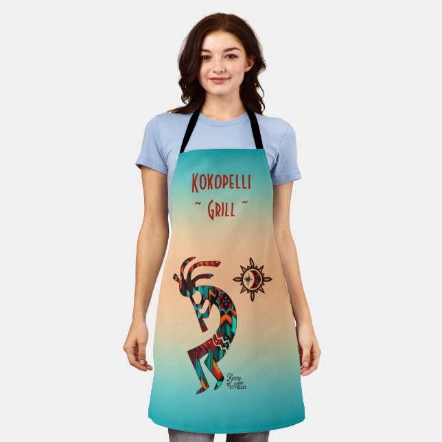  Southwest Kokopelli Apron (Worn)
