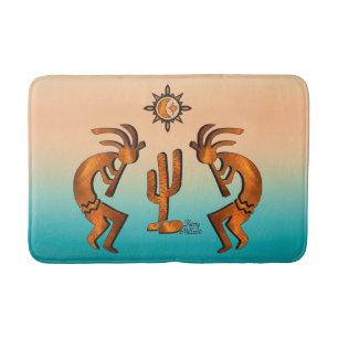 Southwest Kokopelli  Bath Mat