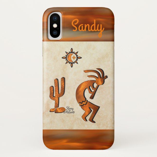 Southwest Kokopelli Case-Mate iPhone Case (Back)