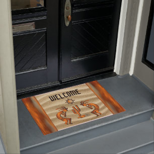 Southwest Kokopelli Doormat
