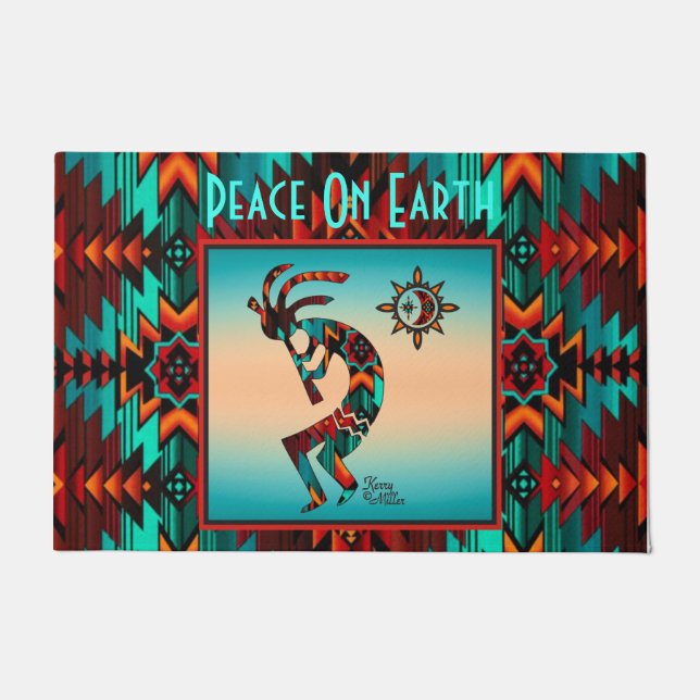 Southwest Kokopelli Doormat (Front)