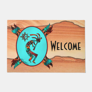 Southwest Kokopelli Doormat