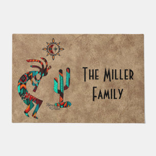 Southwest Kokopelli  Doormat