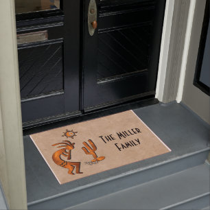 Southwest Kokopelli  Doormat