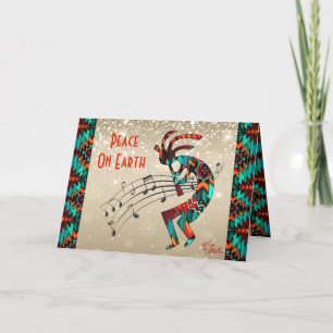 Southwest Kokopelli Holiday Card