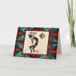 Southwest Kokopelli Holiday Card