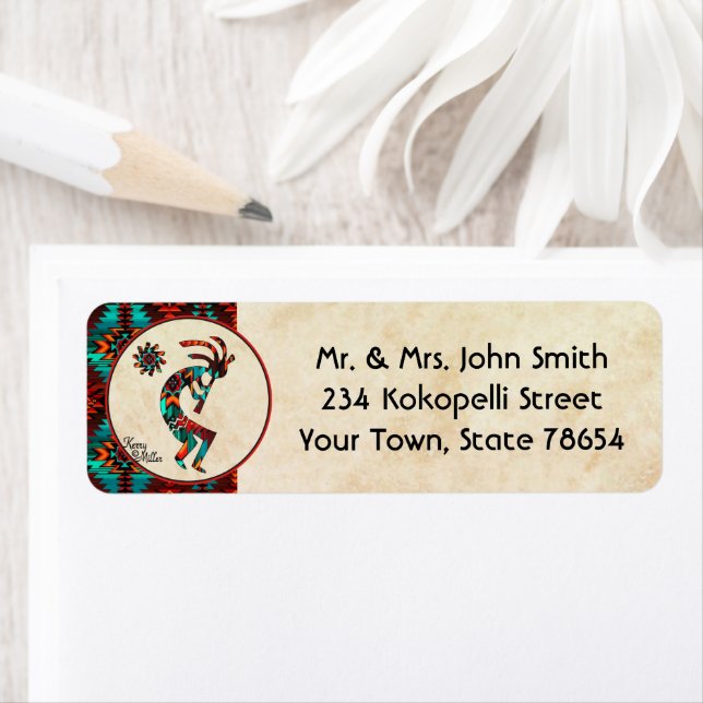 Southwest Kokopelli Label (Insitu)