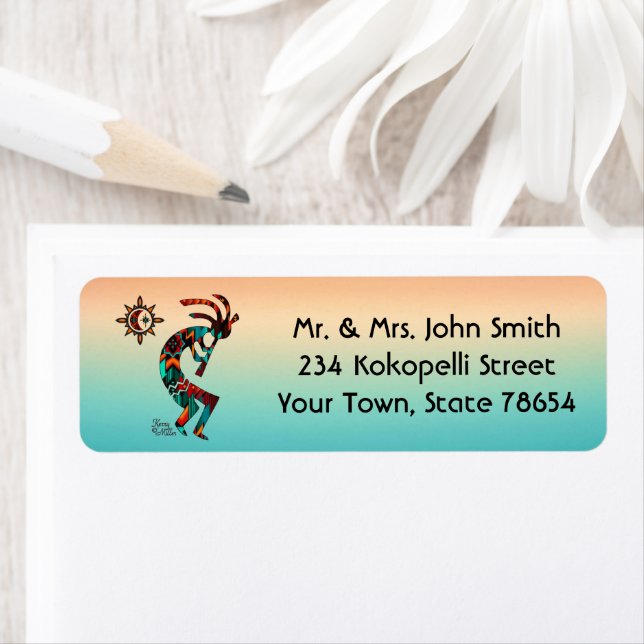 Southwest Kokopelli Label (Insitu)