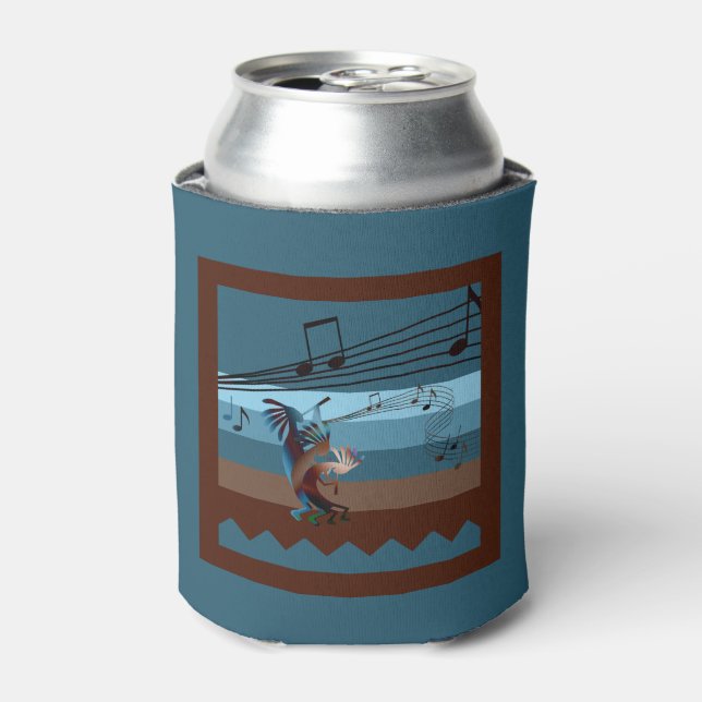 Southwest Kokopelli Music Can Cooler (Can Front)