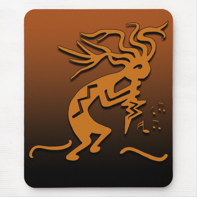 Southwest Kokopelli Musical Merrymaker Mouse Mat (Front)