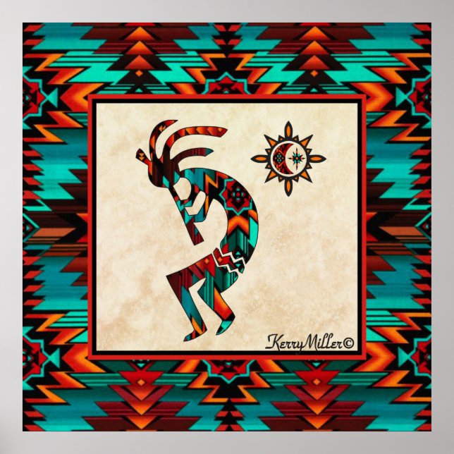 Southwest Kokopelli Poster (Front)