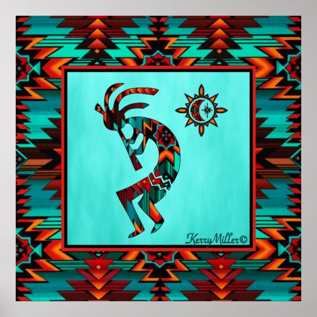 Southwest Kokopelli Poster (Front)