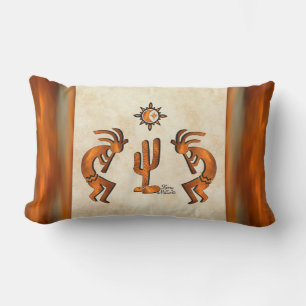 Southwest Kokopelli Throw Pillow