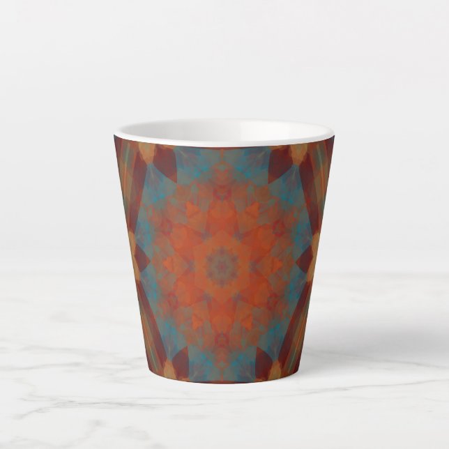 Southwest Mandala 3  Latte Mug (Front)