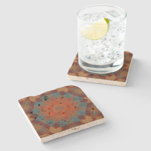 Southwest Mandala 3 Stone Coaster