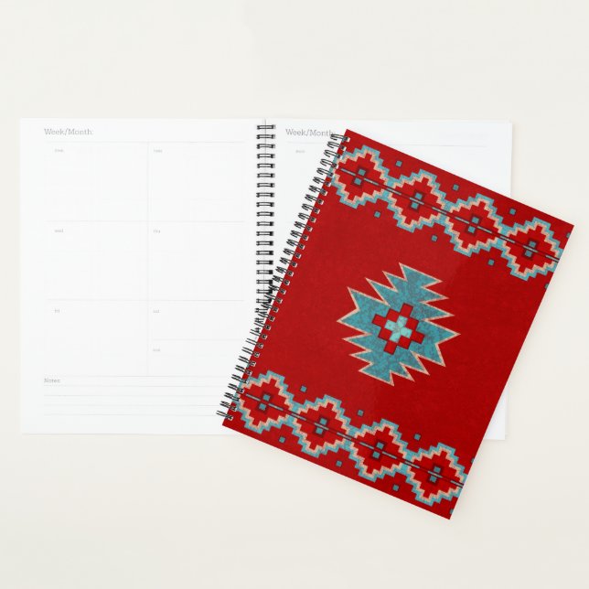 Southwest Mesas Red and Turquoise Planner (Display)