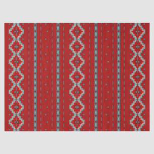Southwest Mesas Red & Turquoise Tissue Paper