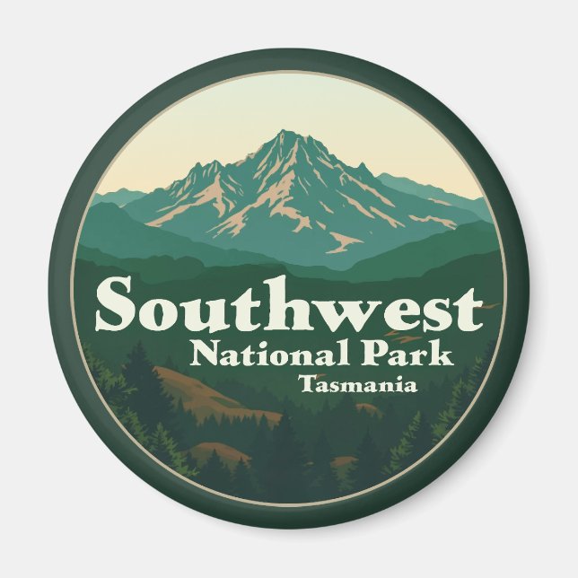Southwest National Park Tasmania Magnet (Front)