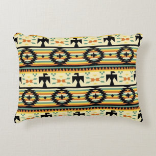 Southwest Native American Bird Pattern Decorative Cushion