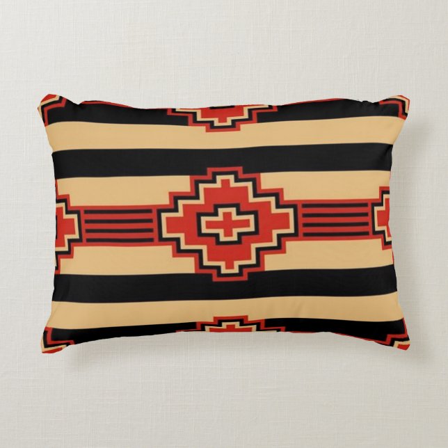 Southwest Native American Cross Decorative Cushion (Front)
