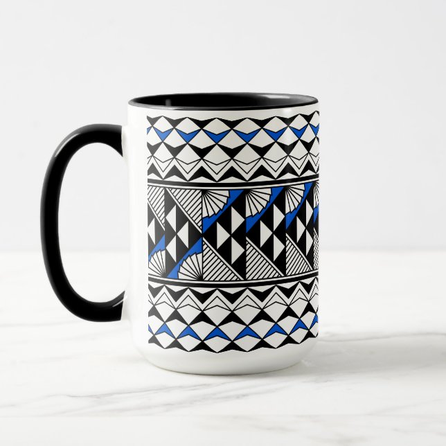 Southwest Native American Rain and Sun Design Mug (Left)