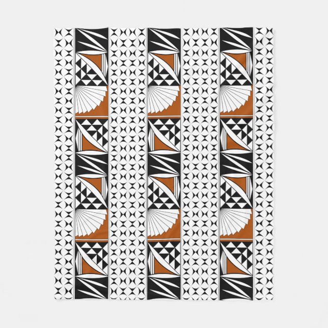 Southwest Native Sunrise Fleece Blanket (Front)