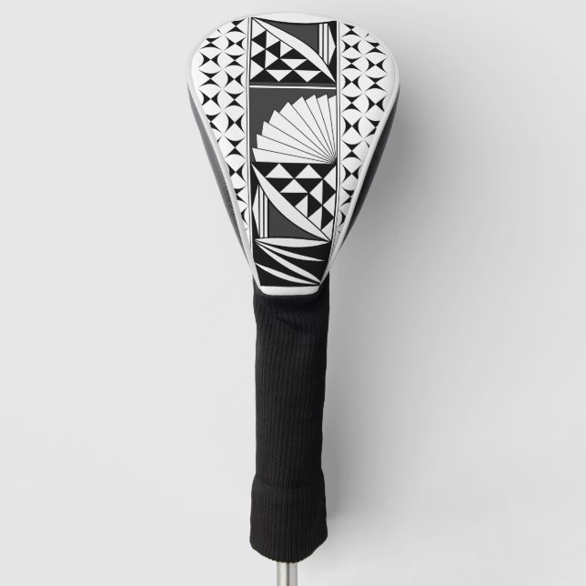 Southwest Native Sunrise in Charcoal Golf Head Cover (Front)