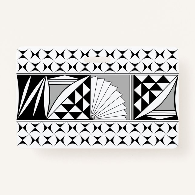 Southwest Native Sunrise in Grey ID Badge (Front)