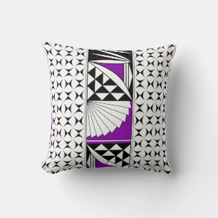 Southwest Native Sunrise in Purple Cushion