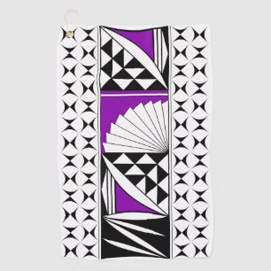 Southwest Native Sunrise in Purple Golf Towel