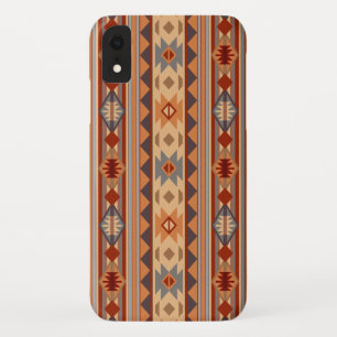 Southwest Pattern Design Tan iPhone XR Case