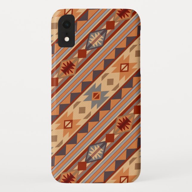 Southwest Pattern Design Tan Case-Mate iPhone Case (Back)