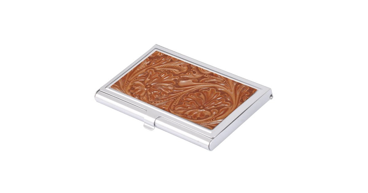 southwest pattern western country tooled leather business ...