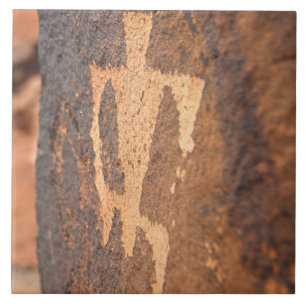Southwest Petroglyph Ceramic Tile