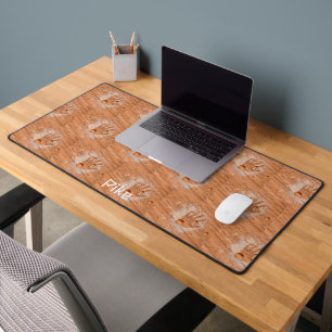 Southwest Petroglyph Hands Art Personalized Desk Mat