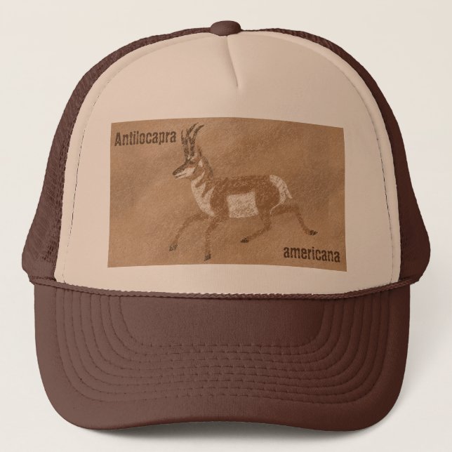 Southwest Pronghorn Antelope Trucker Hat (Front)