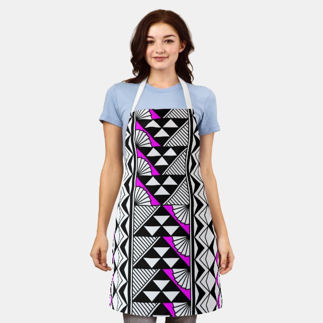 Southwest Rain and Sun in Pink Apron (Worn)