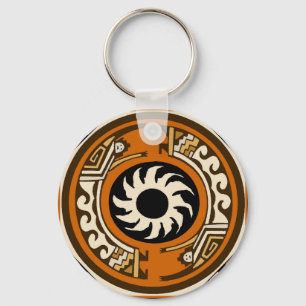 Southwest Rainbow Del Sol Key Ring