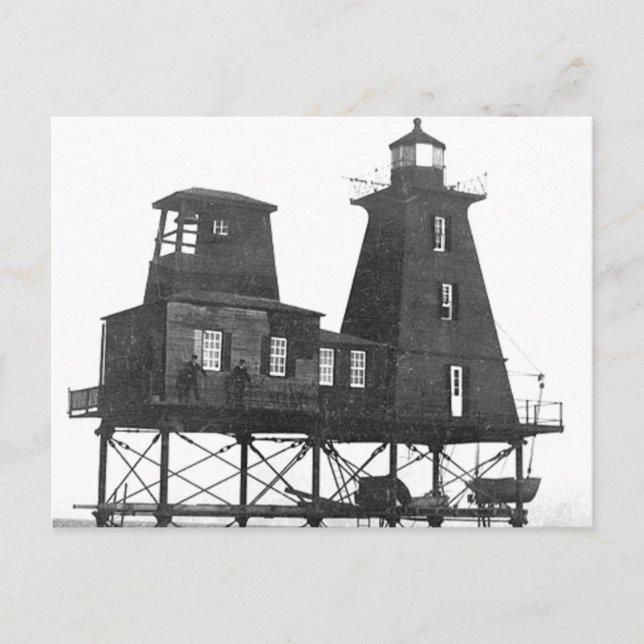 Southwest Reef Lighthouse Postcard (Front)