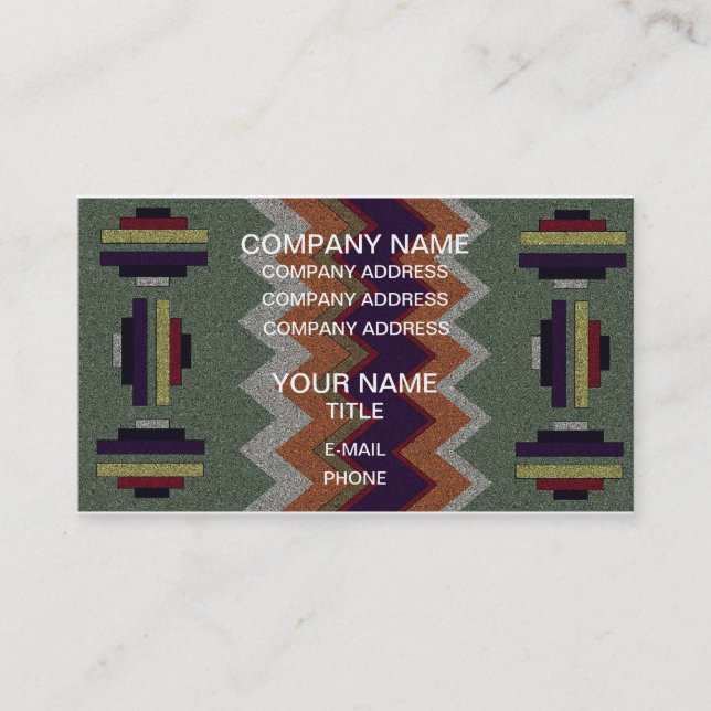 Southwest Retro Business Card (Front)