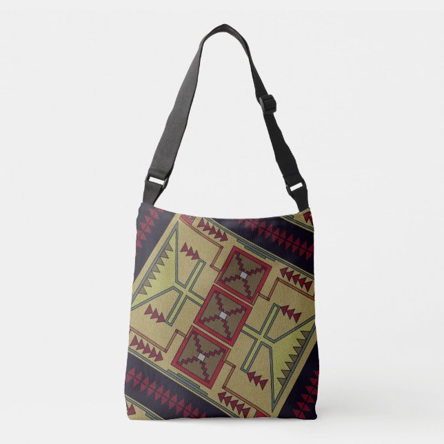 Southwest Retro Crossbody Bag (Front)