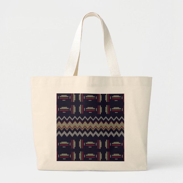Southwest Retro Large Tote Bag (Front)
