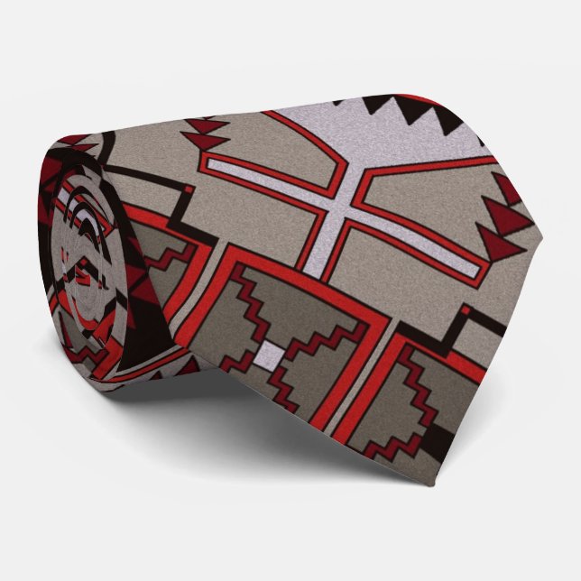 Southwest Retro Neck Tie (Rolled)