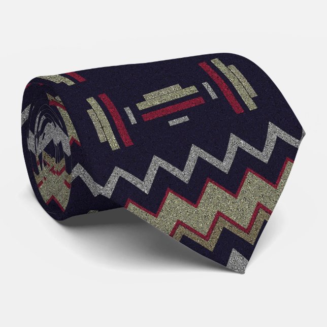 Southwest Retro Neck Tie (Rolled)