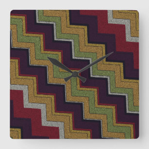 Southwest Retro Square Wall Clock