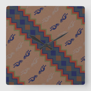 Southwest Retro Square Wall Clock